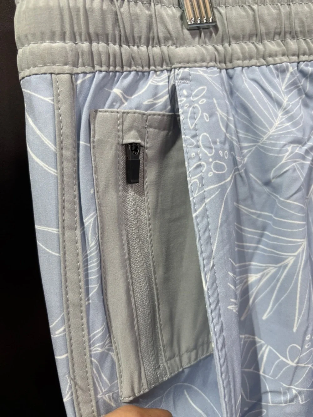Quicksilver Board Shorts/Swim, boxer lined, zip pocket,back Velcro p back plus..